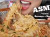 ASMR GIANT SAUSAGE + FIRE NOODLE STEW TYPE (EATING SOUNDS) NO TALKING | SAS-ASMR