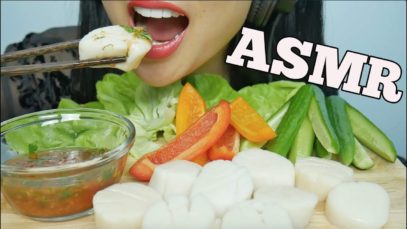 ASMR GIANT SCALLOPS (EATING SOUNDS) NO TALKING | SAS-ASMR