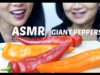ASMR Giant Sweet Peppers Part 2 (EXTREME CRISPY CRUNCHY EATING SOUNDS) NO TALKING | SAS-ASMR