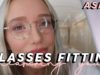 ASMR Glasses Fitting Role Play (Measuring You, Writing, Personal Attention, Tapping…) | GwenGwiz