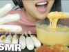 ASMR GRILL CHEESY RICE CAKE + CHEESE FONDUE (EXTREME CHEWY EATING SOUNDS) NO TALKING | SAS-ASMR