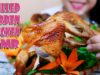 ASMR Grilled garden chicken , EATING SOUND | LINH-ASMR