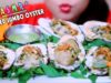 ASMR Grilled jumbo Oysters , eating sound | LINH-ASMR