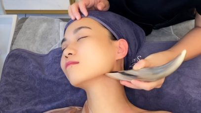 ASMR 얼굴 괄사(Gua Sha) 마사지