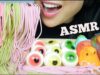 ASMR GUMMY NOODLE CANDY + EYEBALL GUMMY + FRUIT LOOPS PEEPS (EATING SOUNDS) NO TALKING | SAS-ASMR