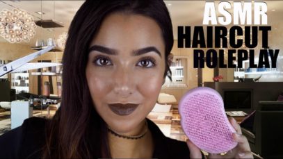 ASMR Haircut Role Play (Scalp Massage, Shaving, Hair Brushing, Hair Inspection, Shampoo…)