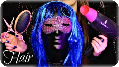 ASMR Haircut & Scalp Massage (NO TALKING) Hair Brushing, GENTLE Blow Dry, Head Scratching, Sleep ?