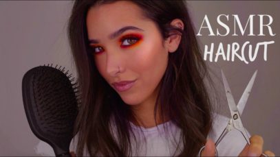 ASMR Haircut & Scalp Massage (+ Shampoo, Hair Inspection, Hair Brushing, Shaving…)