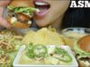 ASMR HAPPY HOUR *CEVICHE MINI BURGER LETTUCE WARP TRUFFLE FRIES (EATING SOUND) NO TALKING | SAS-ASMR