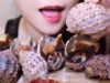 ASMR Harp snail (CHEWY EATING SOUNDS) No Talking | LINH-ASMR