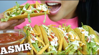 ASMR HOMEMADE TACO (CRUNCHY EATING SOUNDS) NO TALKING | SAS-ASMR