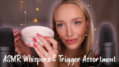 ASMR HomeSense Haul | whispers + triggers to help you sleep (wood tapping, fabric, tracing…)