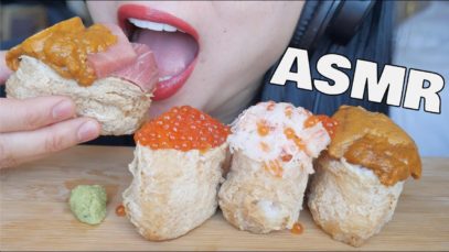 ASMR Inari SUSHI *BIG BITE (EATING SOUNDS) NO TALKING | SAS-ASMR