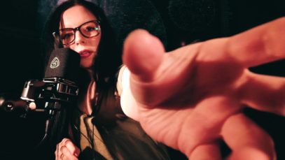 ASMR Inaudible Unintelligible Whispering and Face Touching, Hand Movements