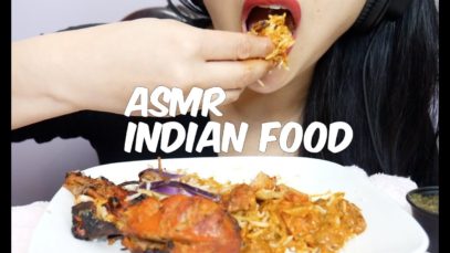 ASMR INDIAN FOOD with my hands (EATING SOUNDS) No Talking | SAS-ASMR
