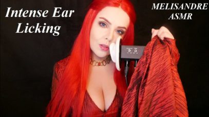 ASMR Intense Ear Eating, Licking, Ear Nibbling. Melisandre Cosplay! (GoT)