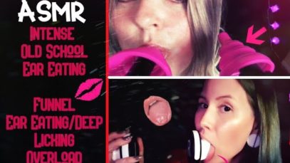 ASMR  | Intense Ear Eating Old School | Funnel Overload ?? Collab Ft TingleTown ASMR.