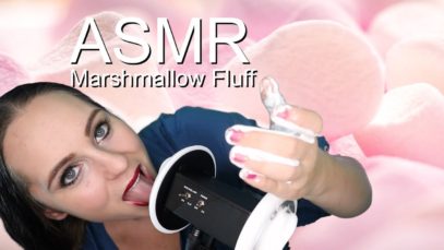 ASMR intense marshmallow ear eating