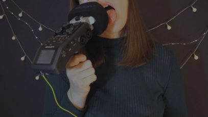 ASMR Intense microphone licking, kissing, wet mouth sounds Zoom H6, #earlicking #drooling