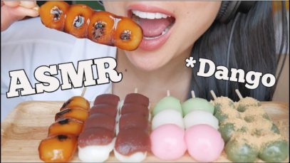 ASMR Japanese dessert ?DANGO? *Tokyo Edition (SOFT CHEWY EATING SOUNDS) NO TALKING | SAS-ASMR