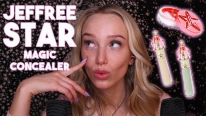 ASMR Jeffree Star Magic Star Concealer! Worth the HYPE? & Full Face Makeup GRWM (whispers)