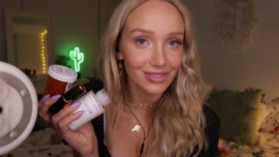 ASMR Jewelry & Beauty Favs | binaural 3dio whispers, lid sounds, lots of triggers