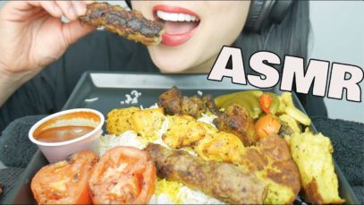 ASMR KEBAB + RICE *PERSIAN FOOD (EATING SOUND) NO TALKING | SAS-ASMR