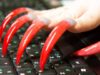 ASMR KEYBOARD SOUND NAIL TAPPING WHISPER EAR TO EAR