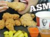ASMR KFC FRIED CHICKEN *HOT WINGS + GRAVY (EATING SOUNDS) NO TALKING | SAS-ASMR