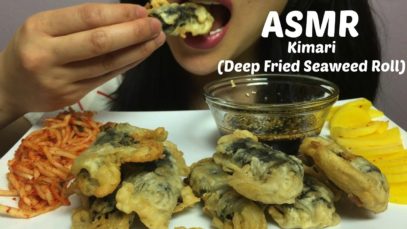 ASMR KIMARI Deep Fried Seaweed Roll (NO TALKING ) Extreme Satisfying Crunch EATING SOUNDS | SAS-ASMR
