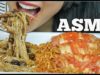 ASMR Kimchi + 4X Spicy Mala NOODLES + Enoki mushrooms (EXTREME EATING SOUNDS) NO TALKING | SAS-ASMR