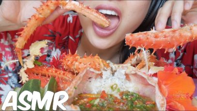 ASMR KING CRAB (EATING SOUNDS) NO TALKING | SAS-ASMR