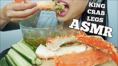 ASMR KING CRAB LEGS (EATING SOUNDS) No Talking | SAS-ASMR