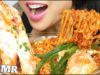 ASMR KING CRAB LEGS SPICY NOODLES *SCRUMPTIOUS BIG BITES (EATING SOUNDS) | NO TALKING | SAS-ASMR
