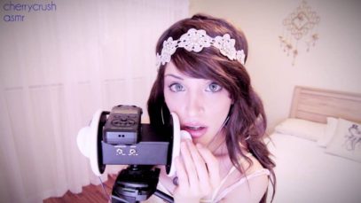 ASMR // kisses //Mouth Sounds // socks // silliness // crackling candle //  cherrycrushasmr