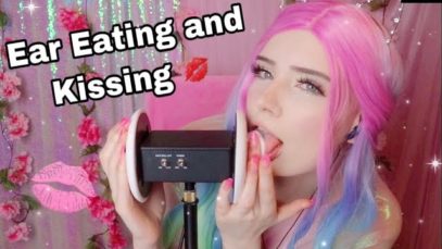ASMR – Kissing and licking your ears (ear eating) no talking | Lealolly