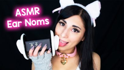 ASMR Kitten Ear Licking / Ear Eating / Ear Noms (with Fluffy Paw Gloves) 100% INTENSE TINGLES  ? ?