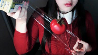 ASMR Korean Big air cap, Wrap, Tape around your ears! :O