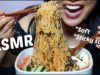 ASMR Korean Cold Noodles (SOFT STICKY EATING SOUNDS) No Talking | SAS-ASMR