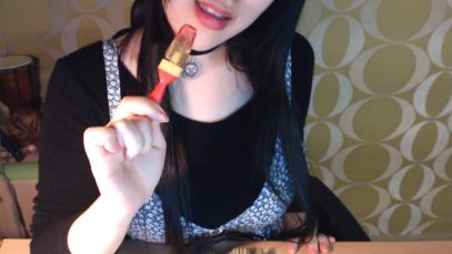 ASMR Korean Popping Lollipop Eating Sound 팝핑캔디이팅