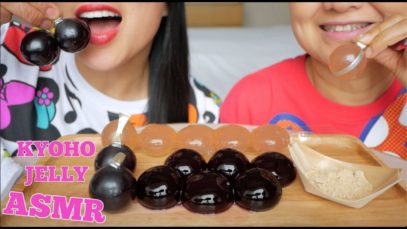 ASMR Kyoho “Taneya” Jelly in Tokyo, Japan | เยลลี่องุ่น | Eating Sounds | Light Whispers | Nana Eats
