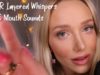 ASMR Layered Whispers, Trigger Words, Mouth Sounds and Face Touching