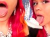 ASMR LENS LICKING & EAR LICK ? CRAZY INTENSE MOUTH SOUNDS ?