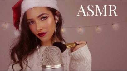 ASMR Let Me Make You Sleepy 2: Mic Brushing & Soft Singing (Christmas Edition)