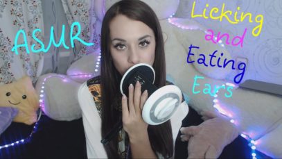 ASMR | Licking and Eating Ears | Лизну твое ухо бестактно | ASMR HoneyGirl