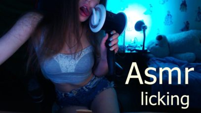 ASMR – licking ears ! АСМР – лижу ушки
