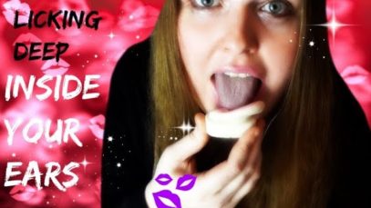 ASMR LICKING INSIDE YOUR EAR? Deep Wet Mouth Sounds Up Close, Binaural.