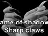 ASMR light & shadow Show long nails