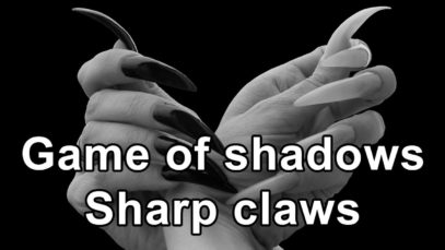 ASMR light & shadow Show long nails