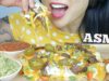 ASMR LOADED CHEESY STEAK NACHOS (CRUNCHY EATING SOUNDS) NO TALKING | SAS-ASMR